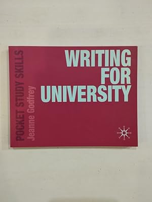 Imagen del vendedor de Writing for university a la venta por Saturnlia Llibreria