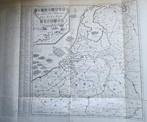 Imagen del vendedor de Karte. "Nouvelle Carte des Dix-Sept-Provinces des Pays-Bas." Kupferstich, gefaltet, ca. 52 x 62 cm, o. J. a la venta por Antiquariat Michael Eschmann