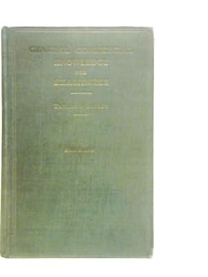 Immagine del venditore per General Commercial Knowledge for Examinees venduto da World of Rare Books
