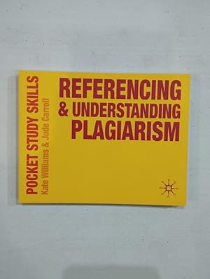 Seller image for Referencing & understanding plagiarism for sale by Saturnlia Llibreria