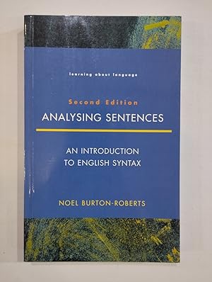 Image du vendeur pour Analysing sentences. An introduction to english Syntax mis en vente par Saturnlia Llibreria