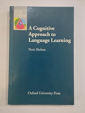 Immagine del venditore per A Cognitive Approach to Language learning venduto da Saturnlia Llibreria