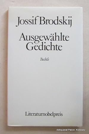 Imagen del vendedor de Ausgewhlte Gedichte. Deutsch von Heinrich Ost u. Alexander Kaempfe. (Nachwort von Alexander Kaempfe zur Ausgabe von 1966). Mnchen, Bechtle, 1987. Gr.-8vo. 60 S. Or.-Pp. mit Schutzumschlag. (ISBN 3762804680). a la venta por Jrgen Patzer