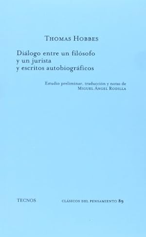 Imagen del vendedor de Dialogo entre un filosofo y un jurista y escritos autobiogrficos a la venta por ABACO LIBROS USADOS