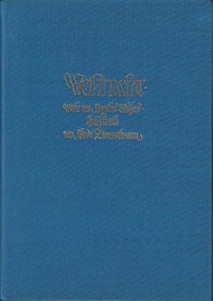 Imagen del vendedor de Weihnacht. Worte von Angelus Silesius. Holzschn. von Bodo Zimmermann. a la venta por Versandantiquariat Sylvia Laue