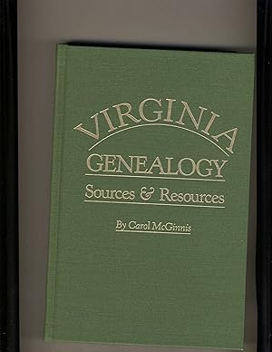 Immagine del venditore per Virginia Genealogy Sources and Resources venduto da Richard Lemay