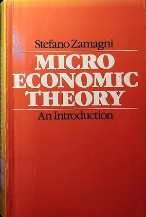 Bild des Verkufers fr Microeconomic theory. An introduction. zum Verkauf von Antiquariat Bookfarm