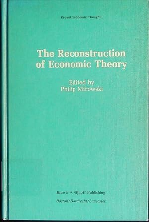 Bild des Verkufers fr The reconstruction of economic theory. zum Verkauf von Antiquariat Bookfarm