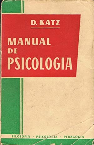 Imagen del vendedor de Manual de Psicologa. a la venta por Librera y Editorial Renacimiento, S.A.