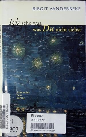 Bild des Verkufers fr Ich sehe was, was Du nicht siehst. zum Verkauf von Antiquariat Bookfarm