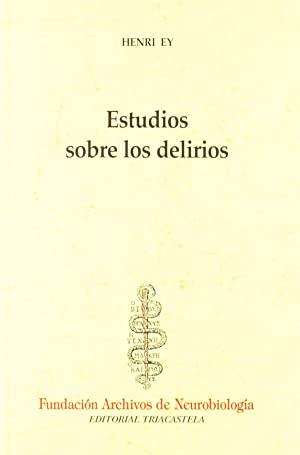 Imagen del vendedor de Estudios sobre los delirios. a la venta por Librera y Editorial Renacimiento, S.A.