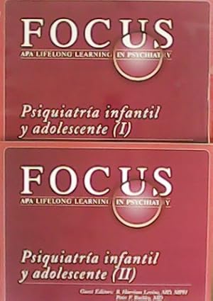 Immagine del venditore per FOCUS. Apa Lifelong Learning in Psychiatry: Psiquiatra infantil y adolescente I-II. venduto da Librera y Editorial Renacimiento, S.A.