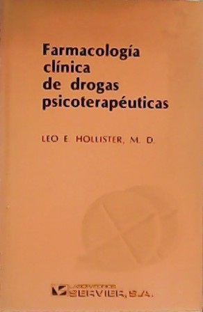 Seller image for Farmacología clínica de drogas psicoterapéuticas. for sale by Librería y Editorial Renacimiento, S.A.