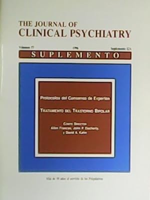 Seller image for The Journal of Clinical Psychiatry. Suplemento 12A. Vol. 57, 1996 for sale by Librera y Editorial Renacimiento, S.A.