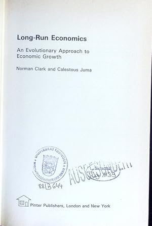 Bild des Verkufers fr Long-run economics. An evolutionary approach to economic growth. zum Verkauf von Antiquariat Bookfarm