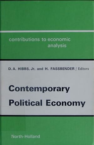 Seller image for Contemporary political economy. Studies on the interdependence of politics and economics. for sale by Antiquariat Bookfarm