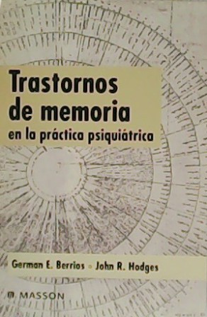 Seller image for Trastornos de memoria en la prctica psiquitrica. for sale by Librera y Editorial Renacimiento, S.A.