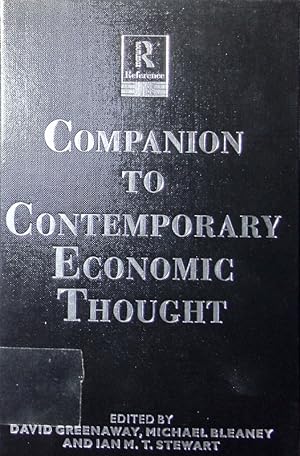 Bild des Verkufers fr Companion to contemporary economic thought. zum Verkauf von Antiquariat Bookfarm