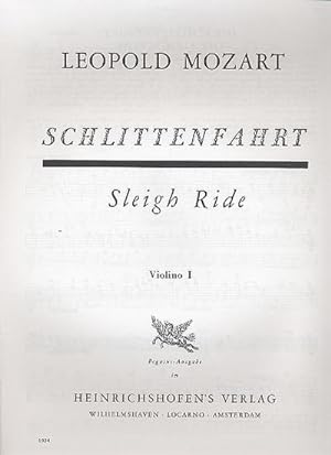 Seller image for Schlittenfahrt für Streicher,Trompete und Schlagwerk : Violine 1 for sale by AHA-BUCH GmbH