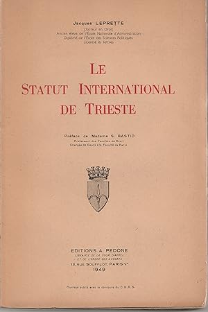 Le statut international de Trieste