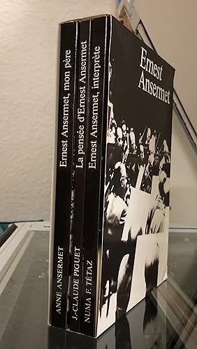 Bild des Verkufers fr Ernest Ansermet, mon pre. La pense d'Ernest Ansermet. Ernest Ansermet, interprte : trois livres avec coffret zum Verkauf von Bouquinerie Le Fouineur