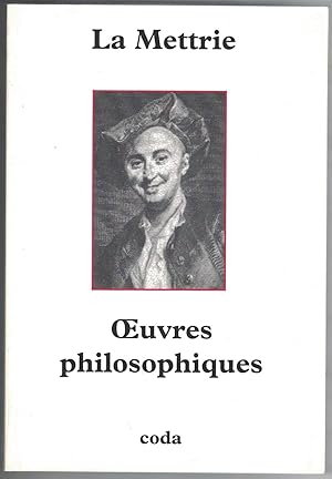 Image du vendeur pour Oeuvres philosophiques. tablissement du texte et annotation par Jean-Jacques Jackson. mis en vente par Rometti Vincent