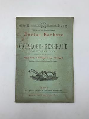 Stabilimento agrario Enrico Barbero. Catalogo generale n. 9 1884. Torino .