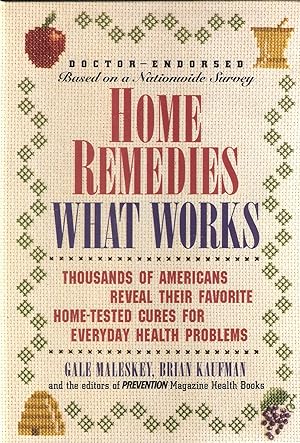 Seller image for Home Remedies: What Works for sale by Blacks Bookshop: Member of CABS 2017, IOBA, SIBA, ABA