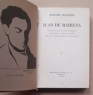 Imagen del vendedor de Juan de Mairena (sentencias, donaires, apuntes y recuerdos de un profesor apócrifo) a la venta por Apartirdecero