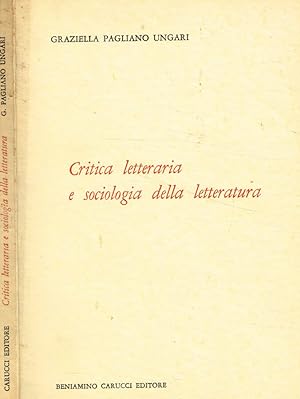 Immagine del venditore per Critica letteraria e sociologia della letteratura venduto da Biblioteca di Babele