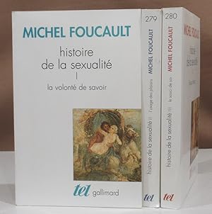 Bild des Verkufers fr Histoire de la sexualit. 3 volumes. tome 1 : La volont de savoir; tome 2 : L'usage des plaisirs; tome 3 : Le souci de soi. zum Verkauf von Dieter Eckert