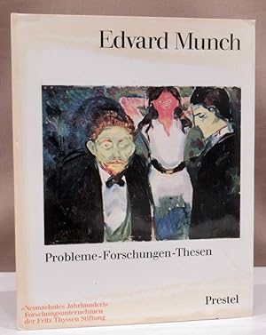 Bild des Verkufers fr Edvard Munch. Probleme - Forschungen - Thesen. zum Verkauf von Dieter Eckert