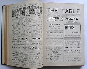 The Table. 2 vols 1899 and 1900. Vol. XXVI No. 657 Saturday January 7, 1899-Vol XXVIII, No.708, S...