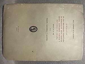 Seller image for ENSAYO DE UNA BIBLIOGRAFA COMENTADA DE MANUALES DE ARTES, CIENCIAS, OFICIOS, COSTUMBRES PBLICAS Y PRIVADAS DE ESPAA (siglos XVI al XIX) for sale by Auca Llibres Antics / Yara Prez Jorques