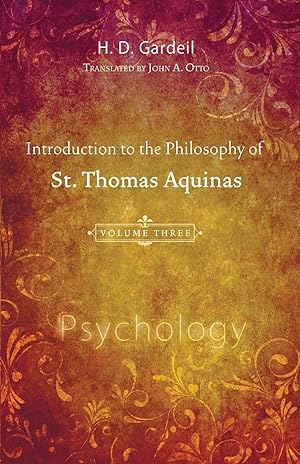 Seller image for Introduction to the Philosophy of St. Thomas Aquinas, Volume III: Psychology for sale by moluna