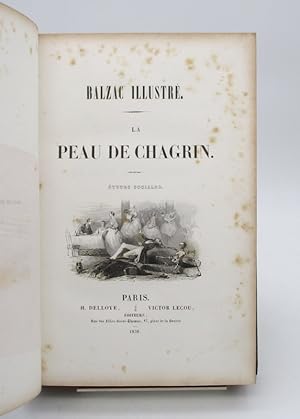 Seller image for La Peau de chagrin. Etudes sociales for sale by Chez les libraires associs