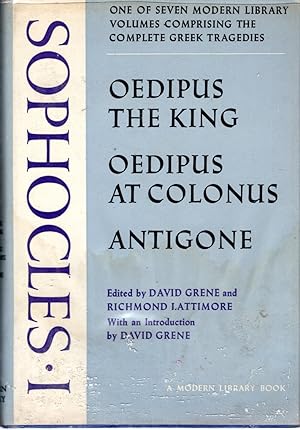 Image du vendeur pour Sophocles I (Vol III: The Complete Greek Tragedies) Oedpius, the King, Oedipus at Colonus, Antigone) mis en vente par Dorley House Books, Inc.