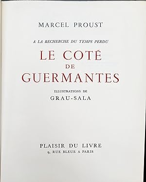 Seller image for Le ct de Guermantes for sale by Les Kiosques