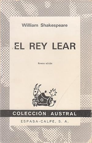 Imagen del vendedor de EL REY LEAR a la venta por Librera Vobiscum