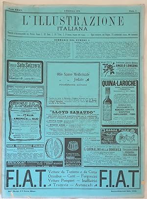 L'ILLUSTRAZIONE ITALIANA ANNO VI - N. 5 - 2 FEBBRAIO 1908,