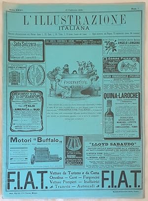 L'ILLUSTRAZIONE ITALIANA ANNO VI - N. 7 - 16 FEBBRAIO 1908,