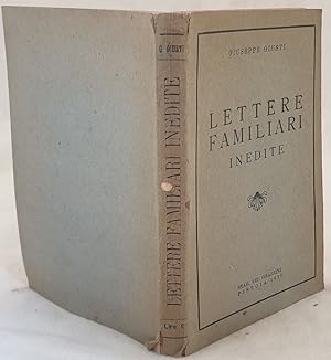 LETTERE FAMILIARI INEDITE,