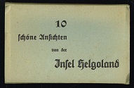 Bild des Verkufers fr 10 schne Ansichten von der Insel Helgoland. - zum Verkauf von Libresso Antiquariat, Jens Hagedorn