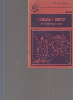 Seller image for Hermann Broch. By Theodore Ziolkowski. Columbia Essays on Modern Writers. Number 3. for sale by Fundus-Online GbR Borkert Schwarz Zerfa