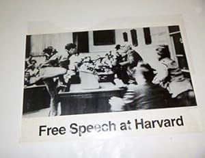 Free Speech at Harvard. First edition of the poster, circa 1960s.