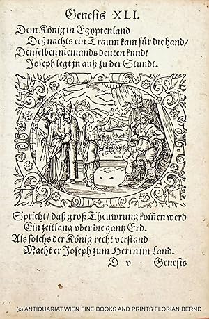 Seller image for Genesis 41 Der Traum des Pharao und seine Deutung / Pharaoh's Dreams for sale by ANTIQUARIAT.WIEN Fine Books & Prints