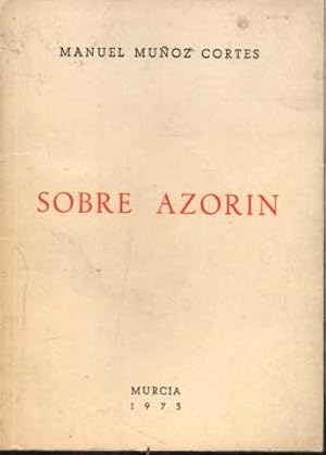 Seller image for SOBRE AZORIN. for sale by Books Never Die