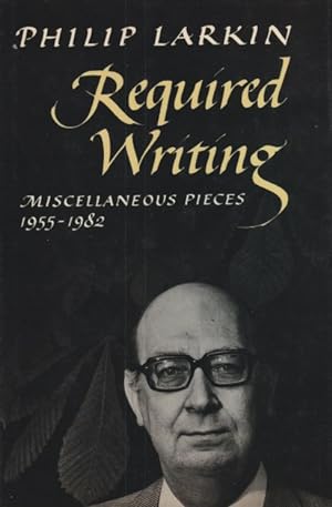 Imagen del vendedor de Required Writing : Miscellaneous Pieces 1955-1982 a la venta por Studio Books