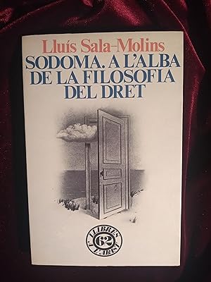 Seller image for Sodoma. A l'alba de la filosofia del dret for sale by Llibreria Fnix
