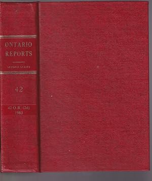 Imagen del vendedor de Ontario Reports (Second Series) Vol. 42 a la venta por Riverwash Books (IOBA)